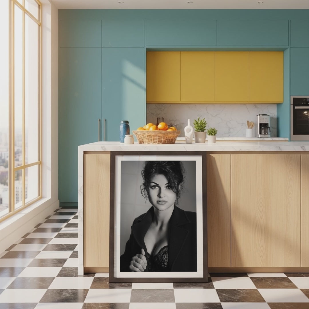 Mid-Century Modern Kitchen Video Mockup