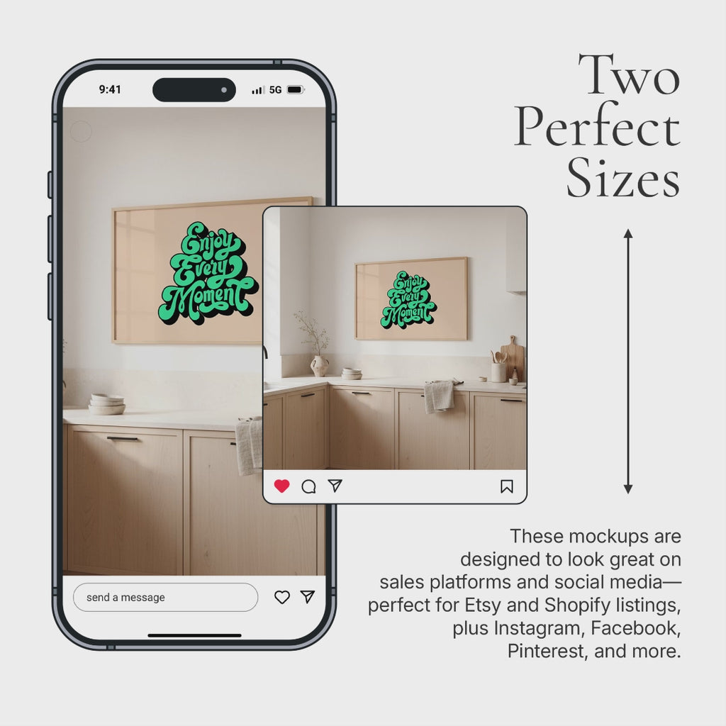 Japandi Kitchen Video Mockup