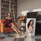 Traditional Home Library Photo Mockup