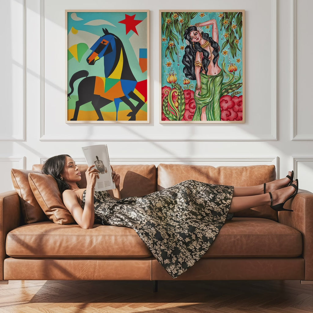 Traditional Living Room Photo Mockup