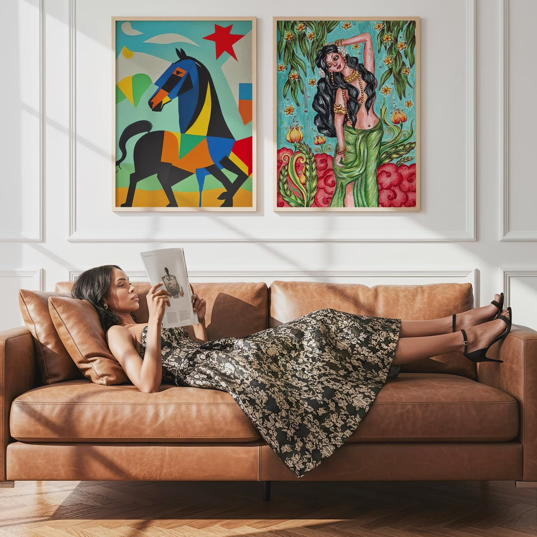 Traditional Living Room Photo Mockup