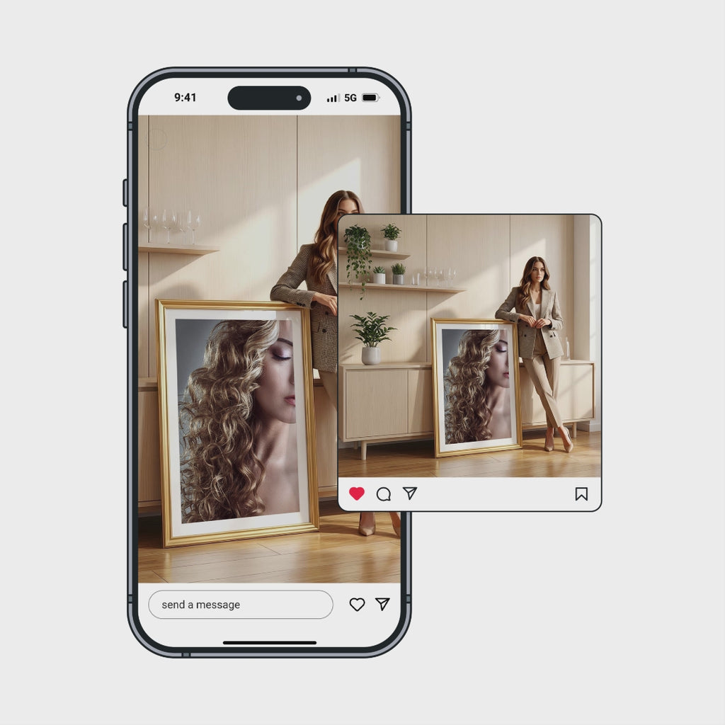 Minimalist Living Room Video Mockup