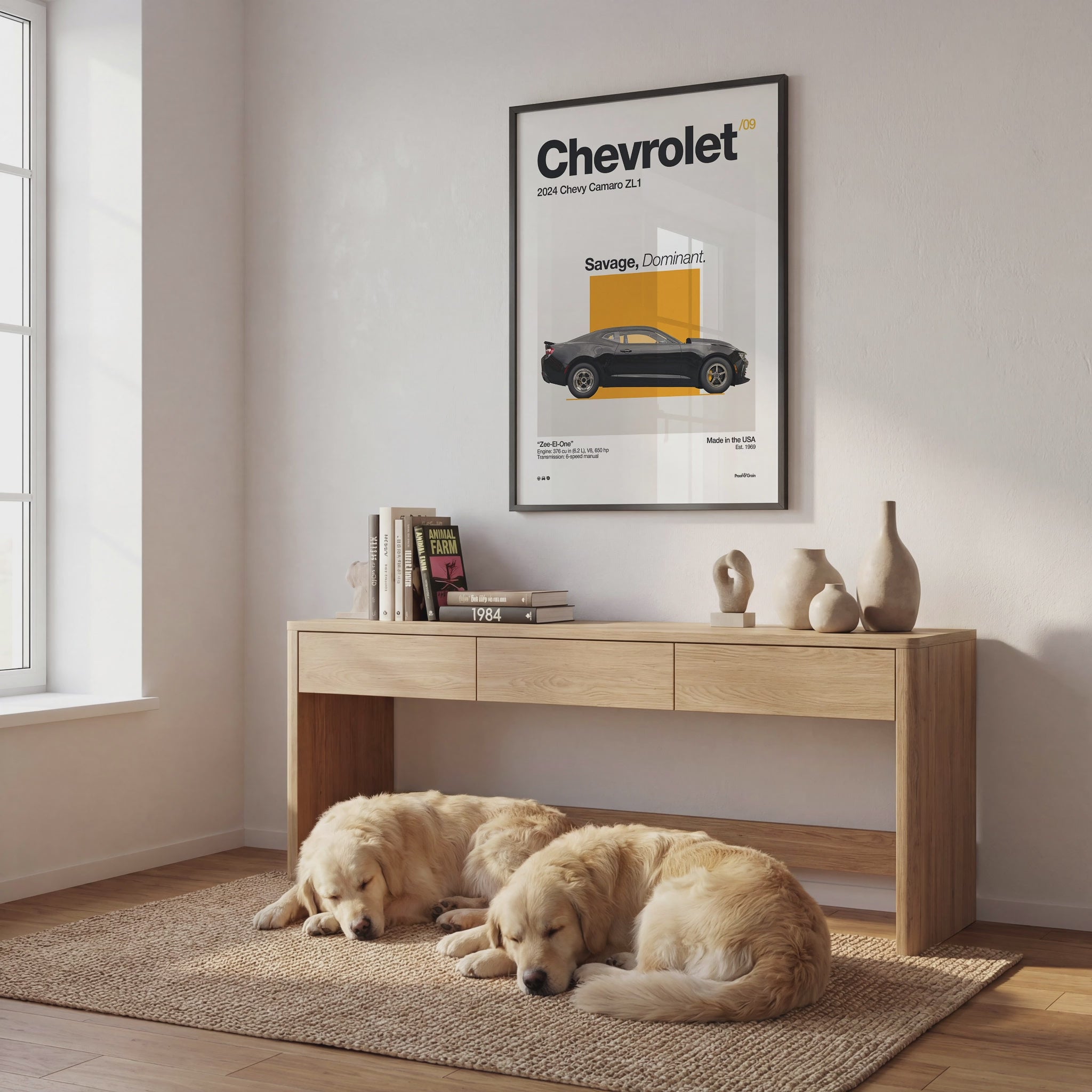 Minimalist Living Room Photo Mockup