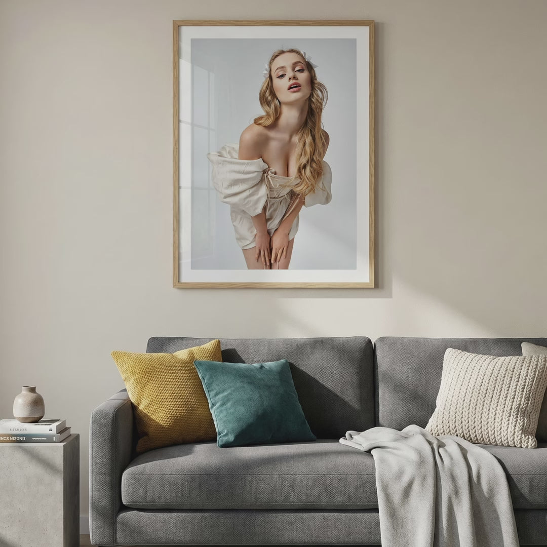 Minimalist Living Room Photo Mockup