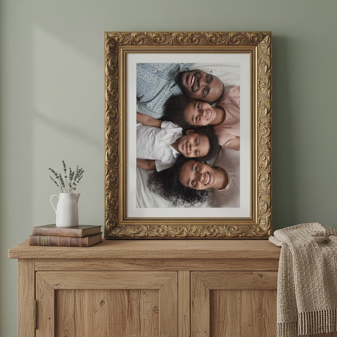 Rustic Shelf Photo Mockup