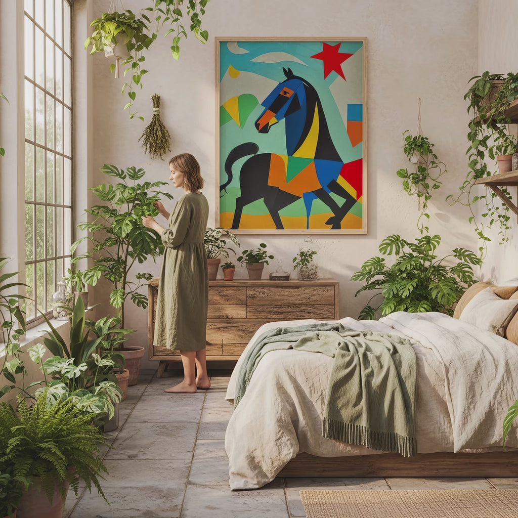 Greenhouse Bedroom Photo Mockup