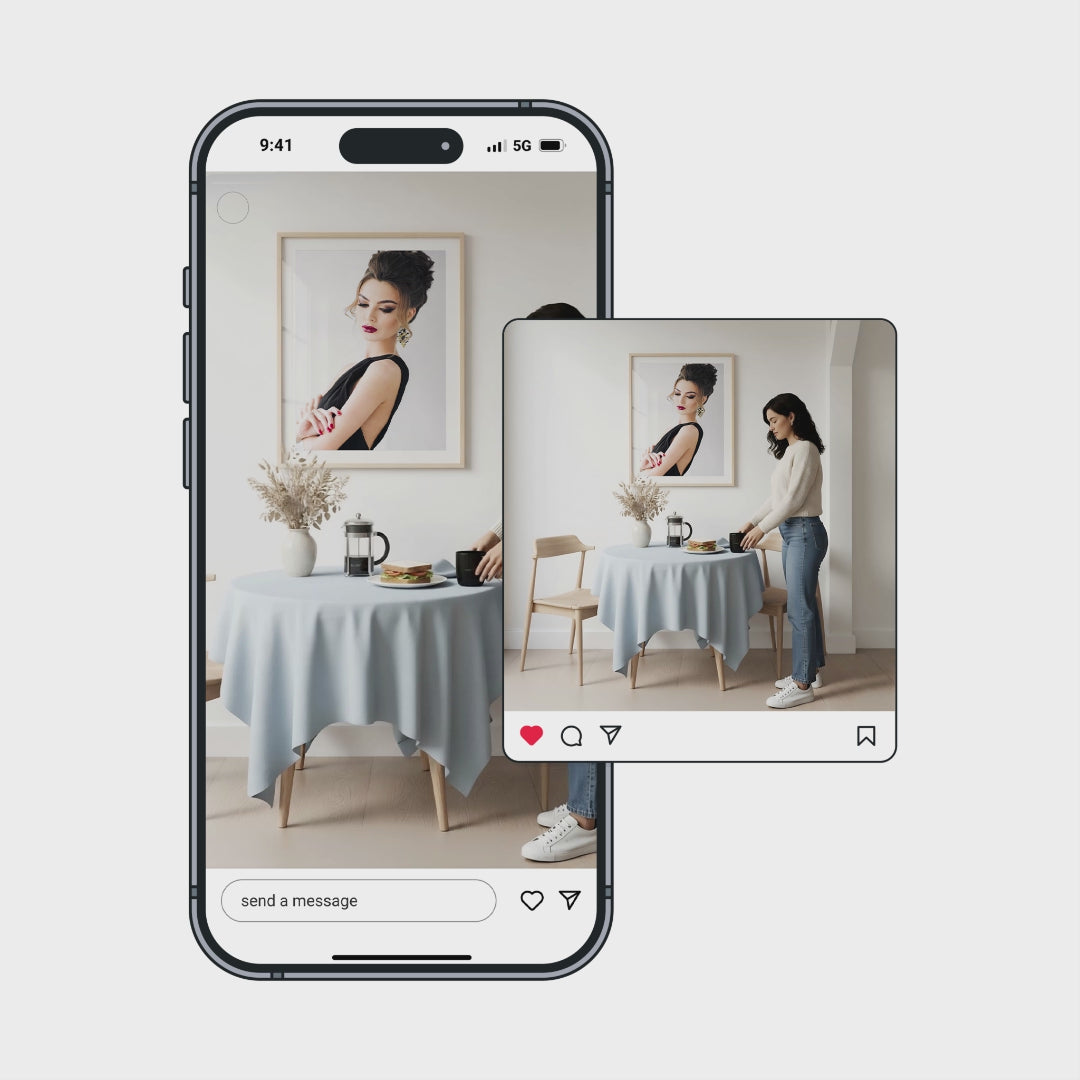 Minimalist Dining Room Video Mockup