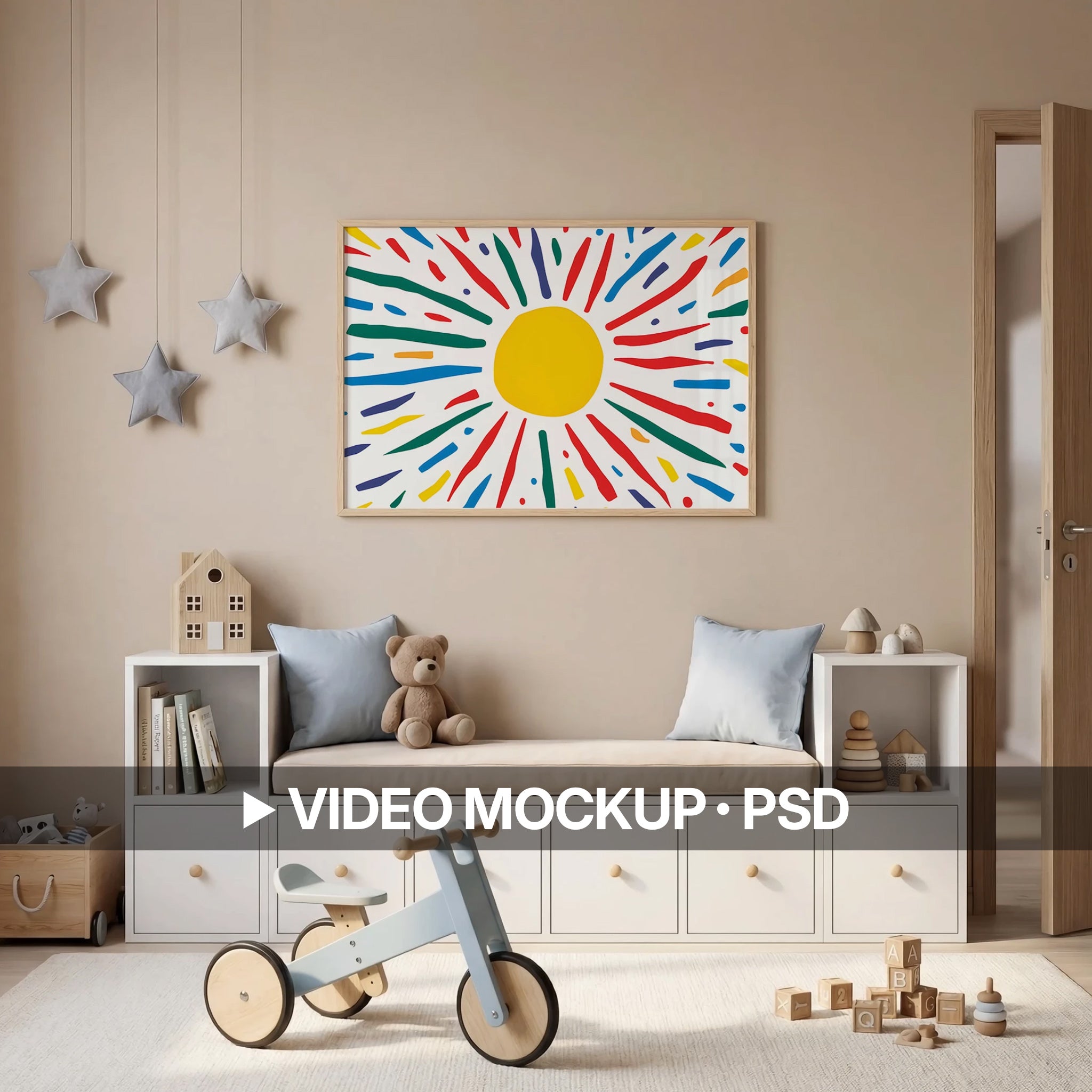 Scandinavian Nursery Video Mockup