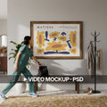 Minimalist Entryway Video Mockup