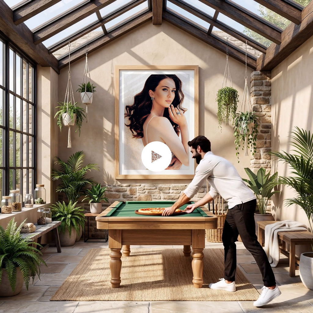 Rustic Game Room Video Mockup