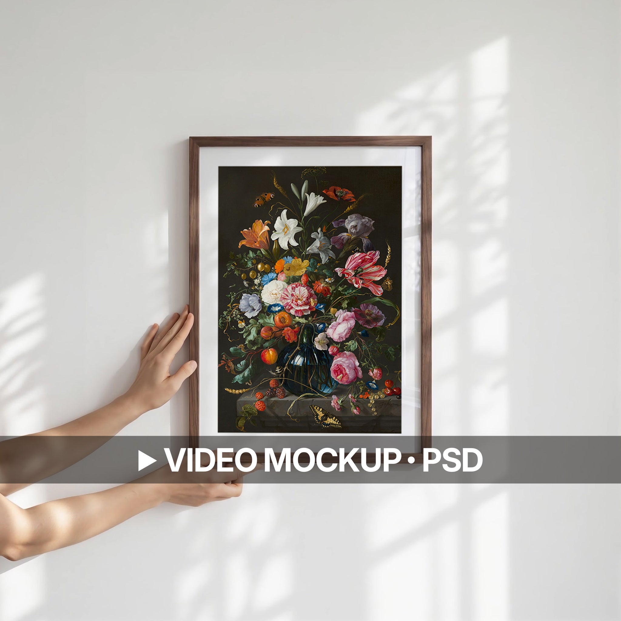 Minimalist Wall Video Mockup