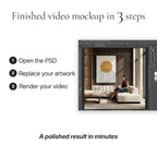 Luxe Living Room Video Mockup