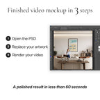 Organic Modern Living Room Video Mockup