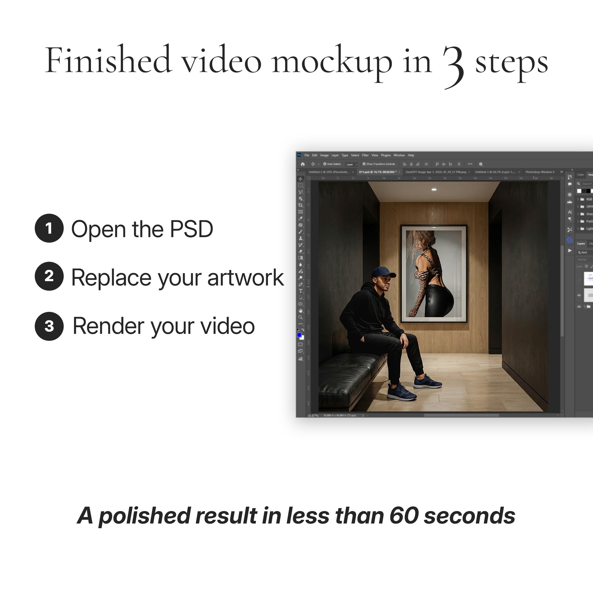 Traditional Hallway Video Mockup