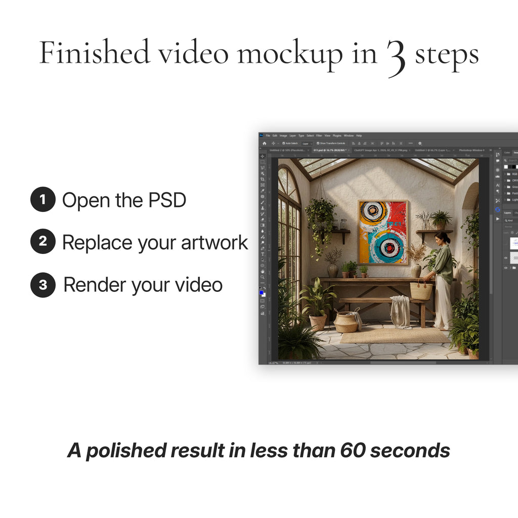 Greenhouse Entryway Video Mockup