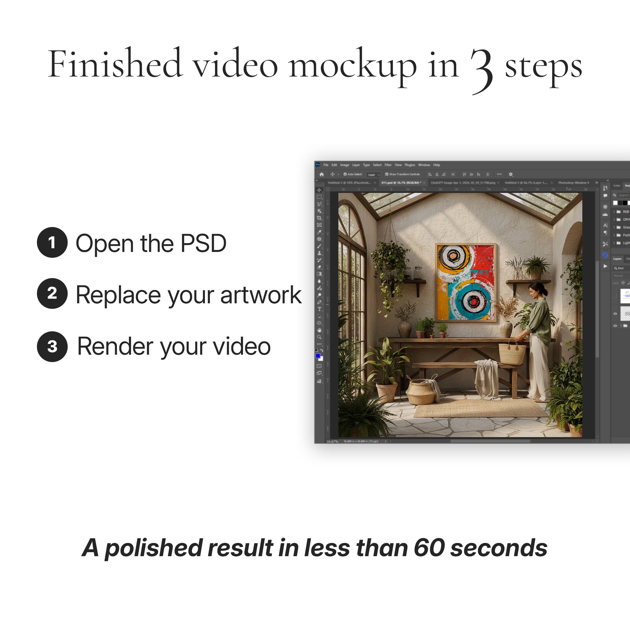 Greenhouse Entryway Video Mockup