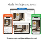 Luxe Living Room Video Mockup