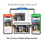 Busy City Street Video Mockup