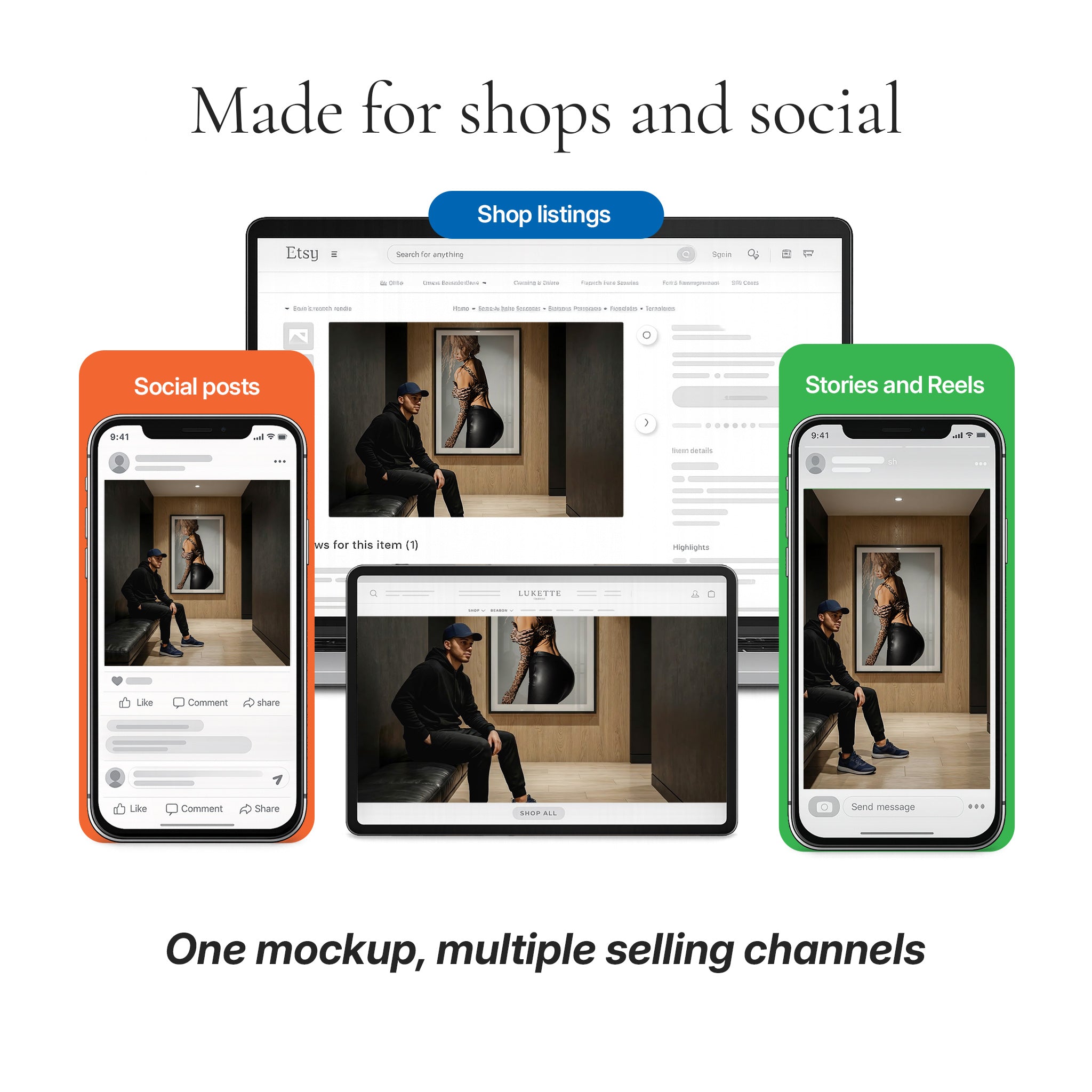 Traditional Hallway Video Mockup